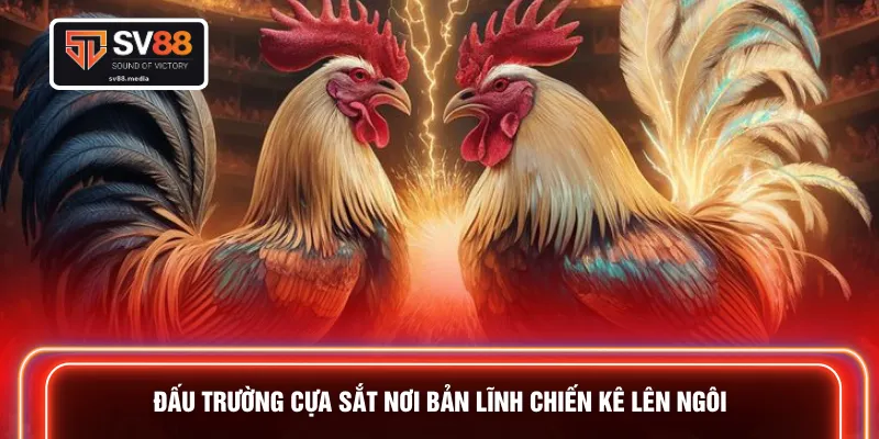 Đấu trường cựa sắt nơi bản lĩnh chiến kê lên ngôi
